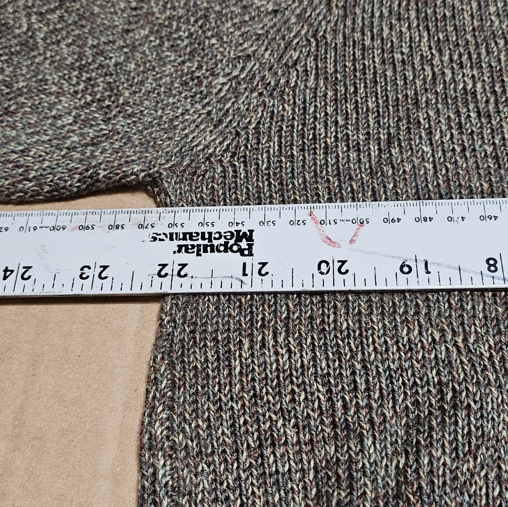 Plugg Mens Sweater Multicolor W/Stripe Wool Blend Size XL Tight‎ Knit - Picture 5 of 12